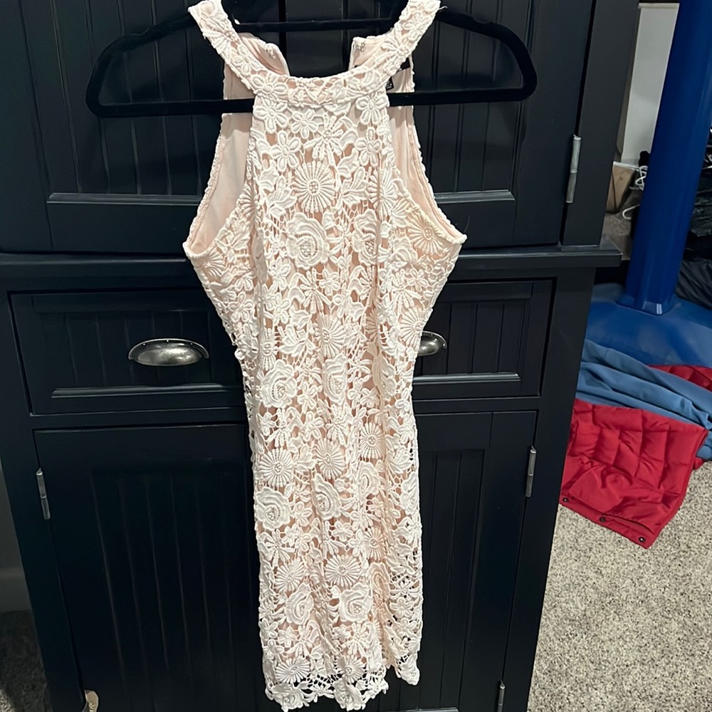 Pink floral lace Dress